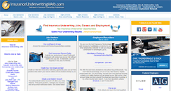 Desktop Screenshot of insuranceunderwritingweb.com