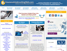 Tablet Screenshot of insuranceunderwritingweb.com